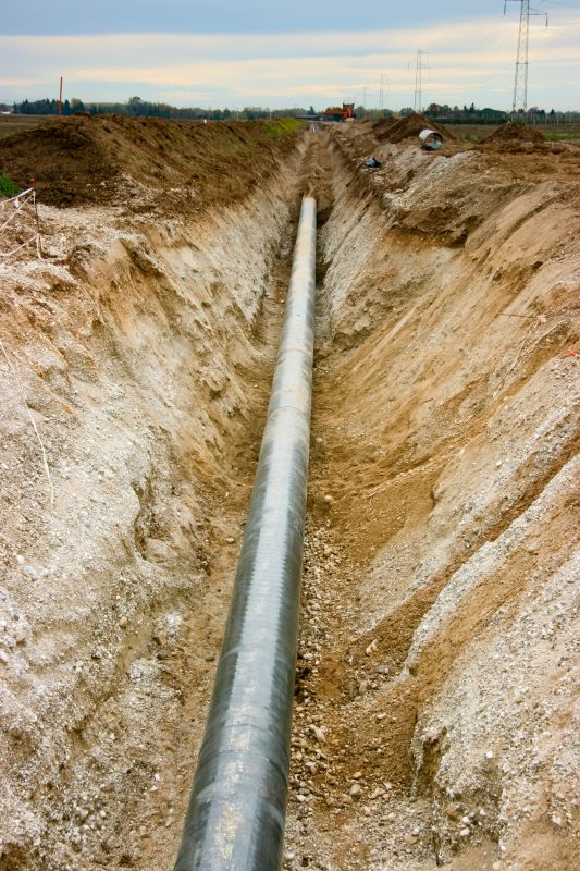 Completed Gas Line Project